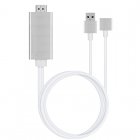 This USB to HDMI cable lets you mirror all that s happening on your phone s display onto your large screen TV  For most iPhone and Samsung phones  