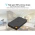 This WiFi hard drive supports up to 1TB of storage space  It allows up to 10 people to access your files remotely and features ultra fast transfer speeds 