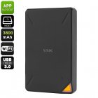 This WiFi hard drive supports up to 1TB of storage space  It allows up to 10 people to access your files remotely and features ultra fast transfer speeds 