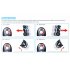 This auto balancing RC stunt robot comes with five core characteristics  Dancing  serving drinks  boxing  singing  and more  This RC robot toy can do it all  