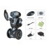 This auto balancing RC stunt robot comes with five core characteristics  Dancing  serving drinks  boxing  singing  and more  This RC robot toy can do it all  