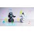 This auto balancing RC stunt robot comes with five core characteristics  Dancing  serving drinks  boxing  singing  and more  This RC robot toy can do it all  