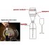 This beautiful wine decanter pump allows you to fill up your glasses and serve wine in style during upcoming parties and dinners 