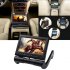 This central armrest DVD player for in your car lets your passengers enjoy movies in 800x600p resolution on its 8 Inch rotating display 
