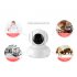 This compact Indoor IP Camera features PTZ technology and a 60 degree viewing angle  You ll be able to access it from afar through your smartphone 