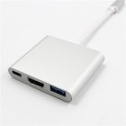 This compact USB C HUB comes with a USB C  USB 3 1  and HDMI slot that lets you easily connect your new laptop to any other electronic gadgets  