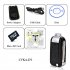 This covert  camera is disguised as a standard car key   alarm remote for your keychain  It features a virtually undetectable pinhole lens and    