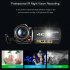 This digital video camera comes packed with a stunning 1 4 Inch CMOS sensor that lets you shoot breathtaking 4K video and 24MP pictures  