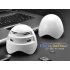 This egg shaped speaker set and memory card reader for computers comes with two USB 2 0 slots and a multi card reader for SD cards  mini SD cards  Sony memory s