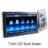 This full featured multimedia car DVD player has a large 7 inch LCD touch screen providing an interactive display and a great feature set that effortlessly comb