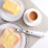 This heating knife warms up to 75 Degrees Celsius and allows you to easily cut cheese and spread butter 