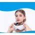 This high end eye massager massages your eye balls and all acupoints around your eye to reduce stress  headache  and pressure 