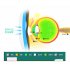 This high end eye massager massages your eye balls and all acupoints around your eye to reduce stress  headache  and pressure 