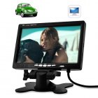 This high resolution 7 inch LCD monitor is a quick and affordable way to transform your boring automobile into a fun and entertaining experience