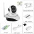 This indoor security camera treats you to crisp 720p HD footage  It supports 10m night vision  PTZ  and motion detection  