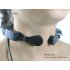 This military spec throat microphone  AKA laryngophone  picks up sound directly from your vocal chord vibrations and cancels out 90  of all background noise  