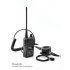 This military spec throat microphone  AKA laryngophone  picks up sound directly from your vocal chord vibrations and cancels out 90  of all background noise  
