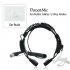 This military spec throat microphone  AKA laryngophone  picks up sound directly from your vocal chord vibrations and cancels out 90  of all background noise  