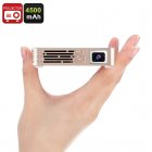 This mini projector supports the latest 1080p media files  It lets you enjoy your favorite films and series in great detail in any dark room 