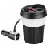 This multifunctional car cup USB charger comes with Bluetooth  FM transmitter  and support U disk Play capacity up to 32GB