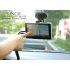 This new widescreen GPS Navigator with wireless rear view camera has a colorful menu display that is accessible with the use of fingers or a stylus  