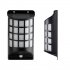 This outdoor LED comes with a built in solar panel through which it automatically recharges its 2000mAh battery  It furthermore features PIR motion detection 