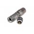 This pack comes with a red  black and silver Cree T5 LED flashlight so you have three super pocket sized torches for all your lighting needs