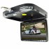 This roof mounted vehicle audio and video system features a high quality DVD player with 9 inch LCD screen  16 9 widescreen   enhanced by excellent com