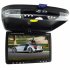 This roof mounted vehicle audio and video system features a high quality DVD player with 9 inch LCD screen  16 9 widescreen   enhanced by excellent com