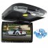 This roof mounted vehicle audio and video system features a high quality DVD player with 9 inch LCD screen  16 9 widescreen   enhanced by excellent com