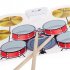 This silicone drum is a great gadget for kids who wish to play the drums  It comes with 5 pads  2 pedals  and high quality speakers for a realistic experience  