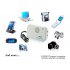 This simple and effective Inverter  with its tiny dimensions and plastic shell  brings you convenience and reliability by converting 12V DC to 220V AC power 