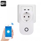 This smart home WiFi plug allows you to control the power supply to your electronic gadgets via your iOS or Android smartphone 