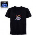 This sound activated electro luminescence shirt  EL Shirt  produces an attractive spectrum of colors that is guaranteed to attract major attention at parties  c