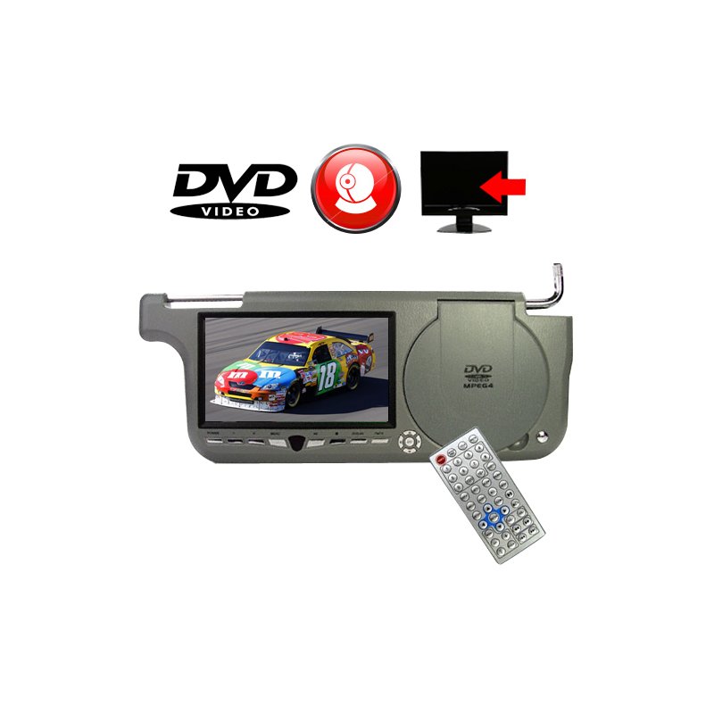 Sun Visor NES Monitor DVD
