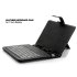 This tablet case effectively protects your tablet from damage due to scratches or accidental drops and features a fully loaded USB keyboard