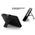 This tablet case effectively protects your tablet from damage due to scratches or accidental drops and features a fully loaded USB keyboard
