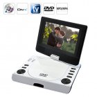 This ultra portable multimedia  7 inch DVD player  comes with everything you need to stay entertained during those long road trips or cross country flights 