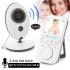 This video baby monitor features 5 meter night vision and two way communication to stay constantly within reach for your sleeping child  