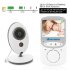 This video baby monitor features 5 meter night vision and two way communication to stay constantly within reach for your sleeping child  