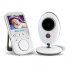 This video baby monitor features 5 meter night vision and two way communication to stay constantly within reach for your sleeping child  