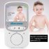 This video baby monitor features 5 meter night vision and two way communication to stay constantly within reach for your sleeping child  