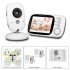 This wireless baby monitor lets you keep an eye on your sleeping beauty from afar  It comes with a 3 2 Inch display and supports 5m night vision 