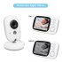 This wireless baby monitor lets you keep an eye on your sleeping beauty from afar  It comes with a 3 2 Inch display and supports 5m night vision 