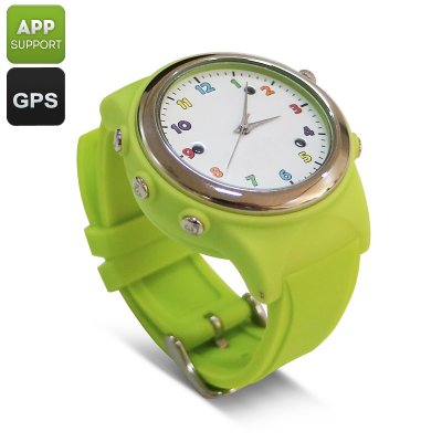 Kids Watch Phone With GPS Tracker (Green)