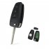 Three Button 63 Ceramic Chip 40 Bit 434 Frequency Car Entry Key Fob Remote Control for Focus black