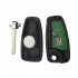 Three Button 63 Ceramic Chip 40 Bit 434 Frequency Car Entry Key Fob Remote Control for Focus black