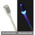 Three Colors Lighting Streamer Magnetic Suction Data Cable 360 Degree Magnetic Suction Data Line Android connector