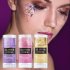 Three color Flash Powder Illusion Eyeshadow Stage Makeup Party Portable Glitter Cream 02 