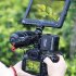 Three head Hot Shoe Cold Shoe Mount Bracket Extension Microphone Fill Light Stand For DSLR Camera Accessories black